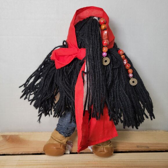 Disney Pirates Of The Caribbean 12" Captain Jack Sparrow Plush - Picture 4 of 6
